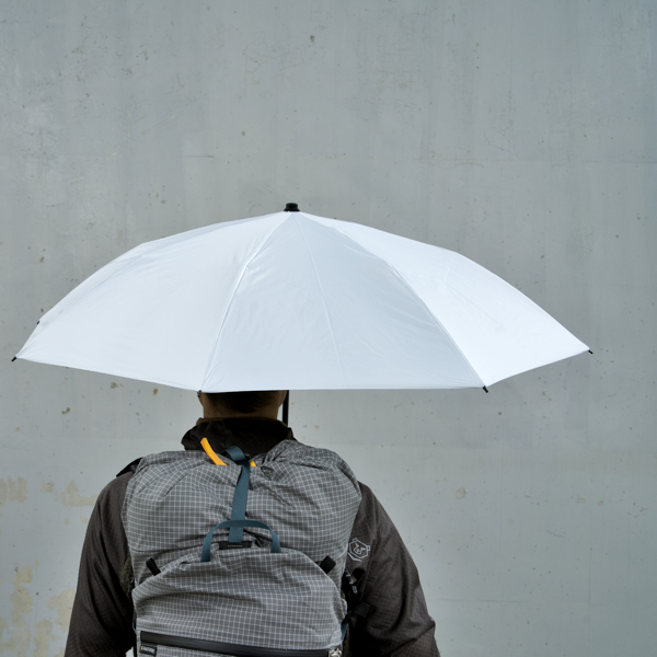 arata 折り畳み日傘　ホワイト　晴雨兼用 arataの晴雨兼用折りたたみ傘 | Rimba リンバ